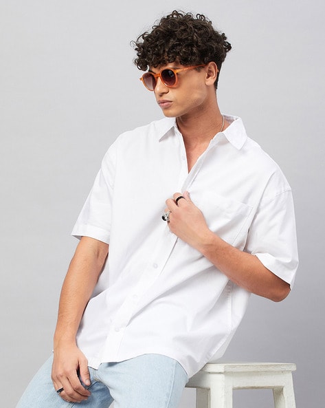 Buy White Shirts for Men by CHIMPAAANZEE Online