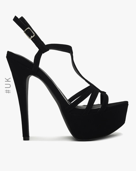 Kelsiey Black Satin Platform Ankle Strap Heels | Trendy heels, Heels, Ankle strap  heels