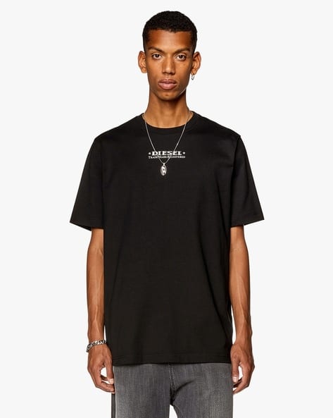 diesel black t shirt mens