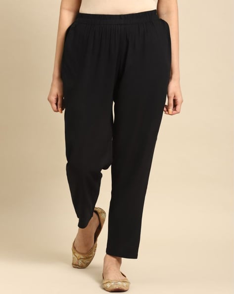 Buy Black Pants for Women by Rangita Online