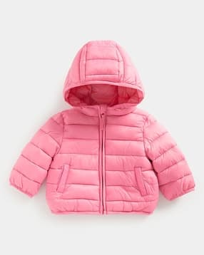 Girls Zip-Front Hooded Puffer Jacket-image-20