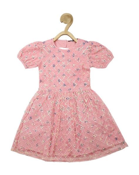 Buy Pink Dresses Frocks for Girls by ALLEN SOLLY Online Ajio