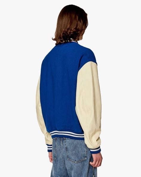 Buy DIESEL L-FRANZ Blue Regular Stylised Jacket | Blue Color Men