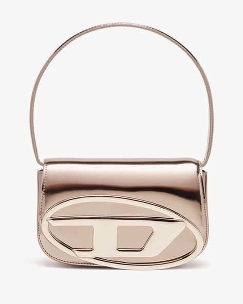 Buy DIESEL 1DR Iconic Shoulder Bag In Mirrored Leather Red