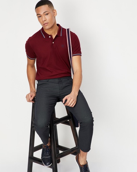 Maroon shop polo outfit