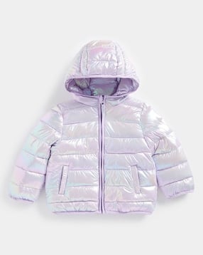 mothercare Iridescent Packaway Hooded Puffer Jacket-picture-50