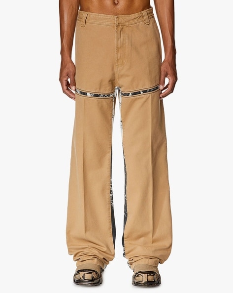 Buy Beige Trousers Pants for Men by DIESEL Online Ajio