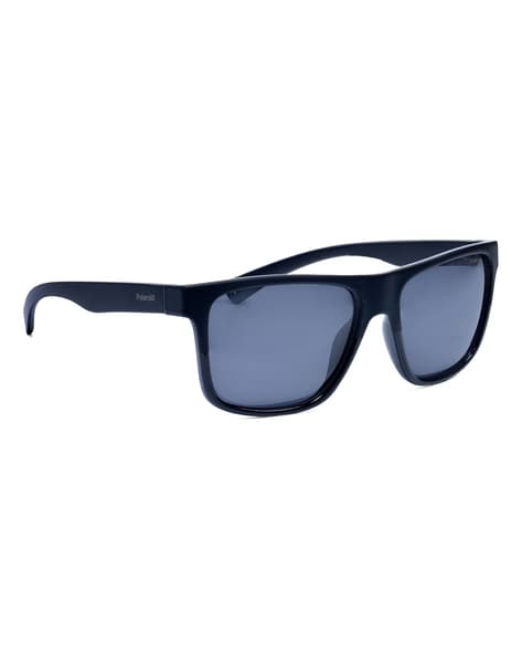 Shop online for Polaroid PLD1016/S Small (Size-50) Matte Blue Grey Unisex Polarized  Sunglasses