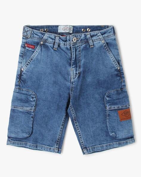 Lee Cooper Washed Denim Shorts