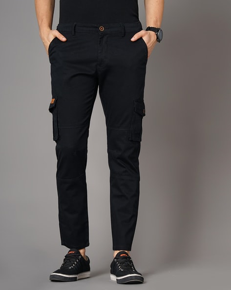 hide-m | M.A+ 6 Pocket Tight Pants, black cow leather