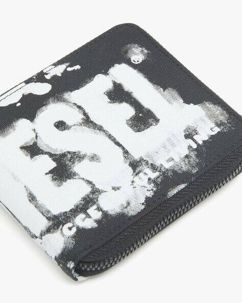 Buy DIESEL Bi-Fold Coin Zip Unisex Wallet | Black Color Men | AJIO  