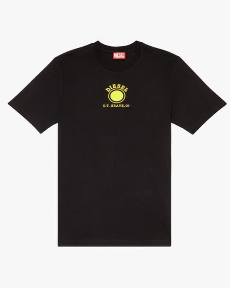 Buy DIESEL T-Just-K4 Logo Print Regular Fit T-Shirt | Black