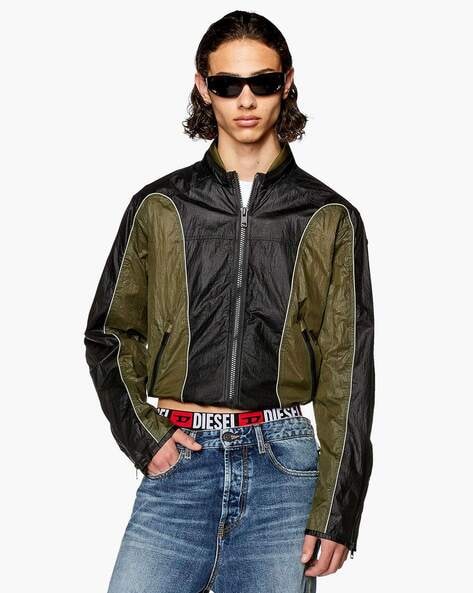 Buy Green Black Jackets Coats for Men by DIESEL Online Ajio