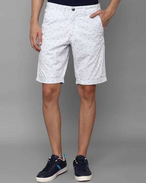 Buy White Shorts 3 4ths for Men by ALLEN SOLLY Online Ajio