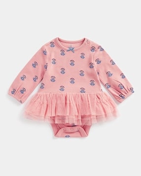 mothercare Girls Crafted with Care Full-Sleeves Bodysuit-picture-16