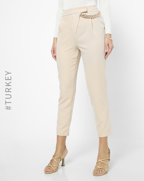 Buy Black Trousers & Pants for Women by AND Online | Ajio.com