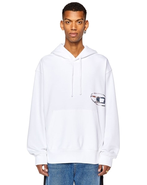 Diesel hoodie white best sale