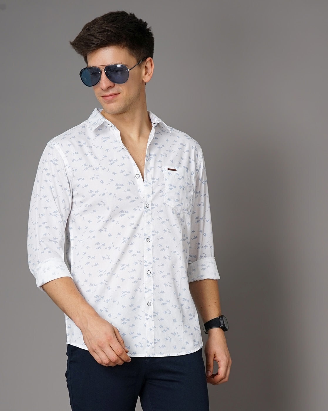 White colour outlet shirt for men