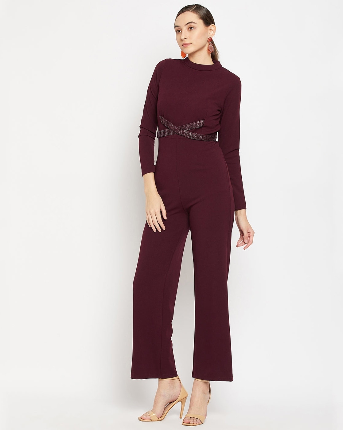 Knitted Full Length Jumpsuit