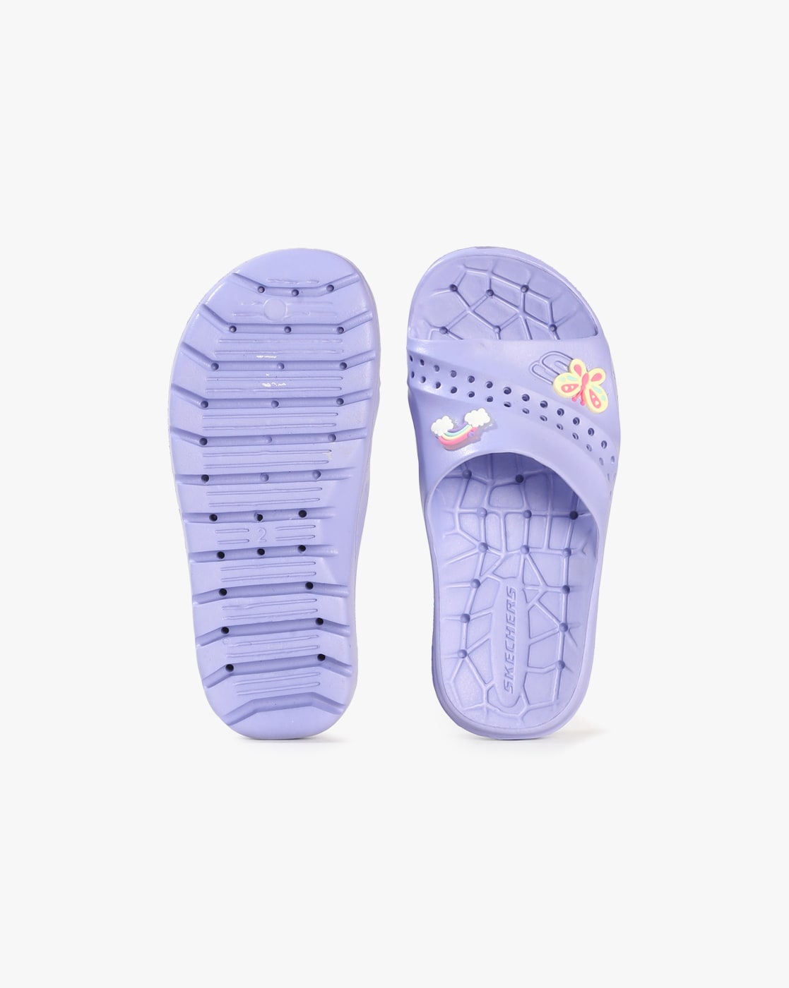 Girls purple best sale flip flops