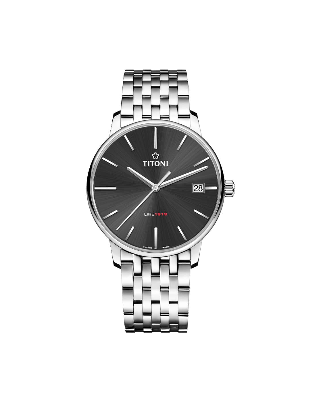 Buy Titoni Men Line 1919 83919 S-576 Black Color Men AJIO LUXE