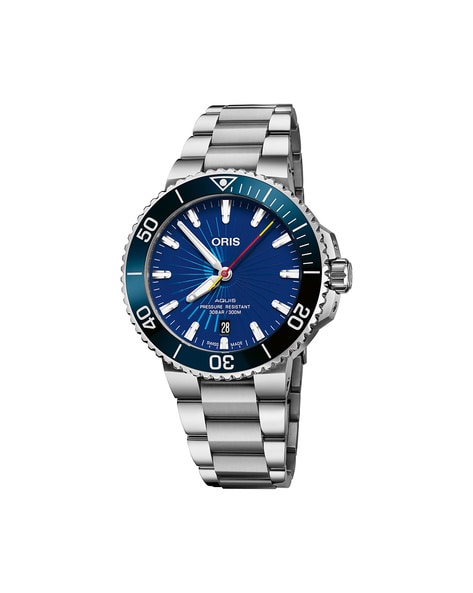 Oris blue face outlet watch