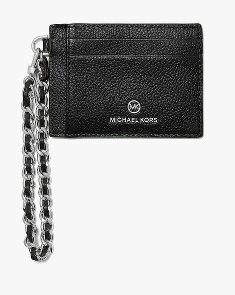 Michael kors card holder with chain sale