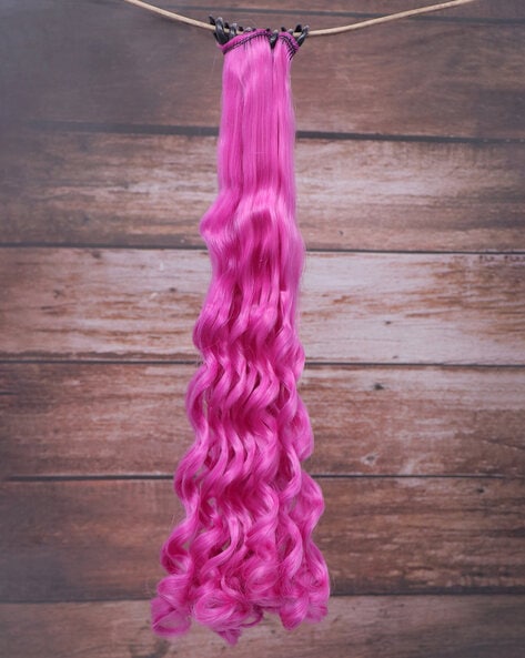 Pink wig online clearance india