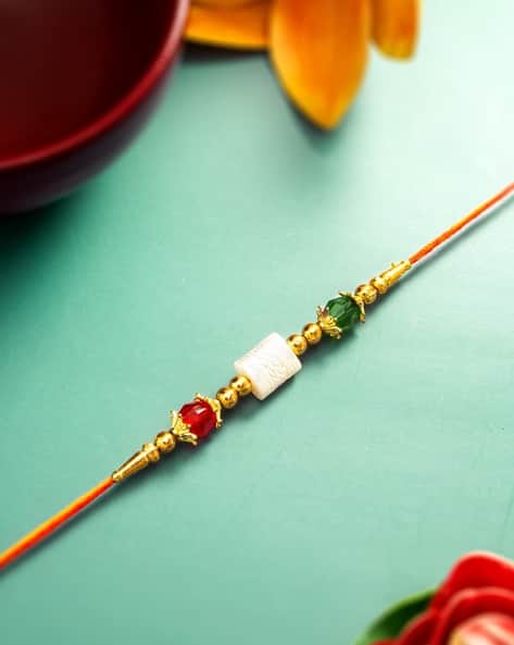 MATCHITT Beaded Tie-Up Rakhi