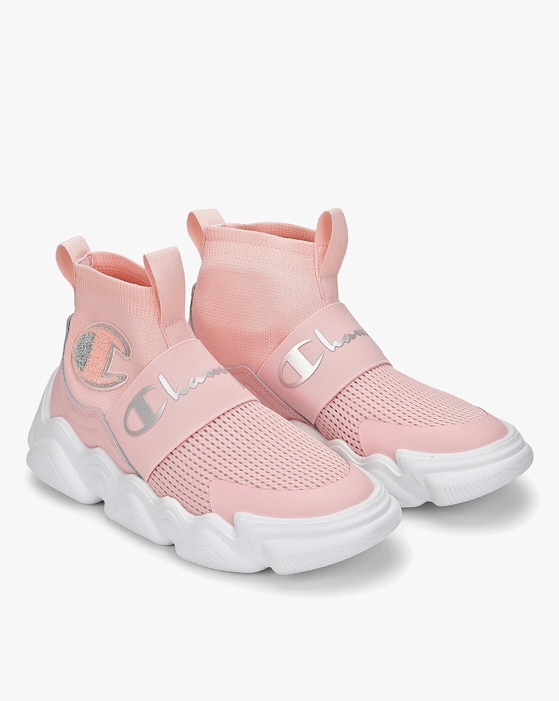 Champion sock shoes womens hot sale pink