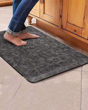 Floor Pattern Anti-Skid Waterproof Door Mat 17" x 28"-image-7