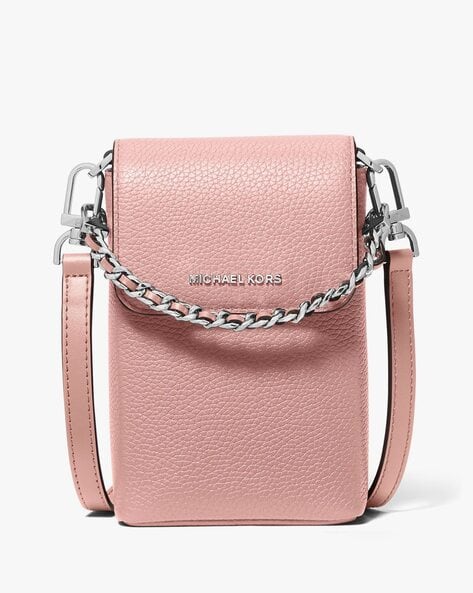 Buy Michael Kors Kendall Small Leather Shoulder Bag | Pink Color Women |  AJIO LUXE