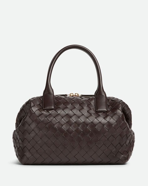 直営店☆BOTTEGA VENETA☆ Medium Bauletto ボウリングバッグ Buy BOTTEGA VENETA Medium Bauletto Bowling Bag | Tan Color