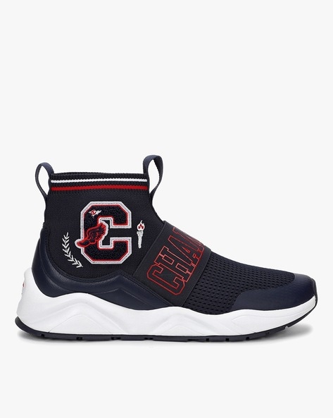 Navy blue cheap champion shoes