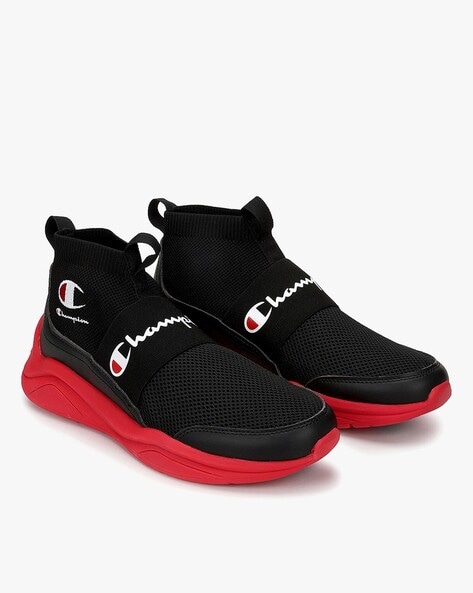 Black and red champion slippers new arrivals