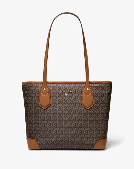 Michael kors eva signature large online tote