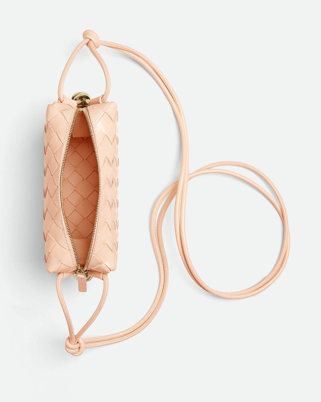 Buy BOTTEGA VENETA Loop Mini Camera Bag | Pink Color Women | AJIO LUXE