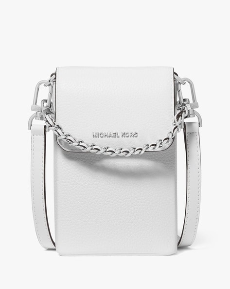 Buy Michael Kors Jet Set Small Pebbled Leather Chain-Link