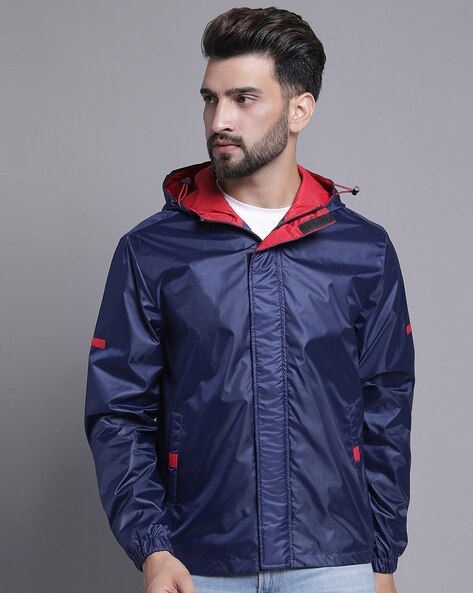 Colour block sale waterproof jacket