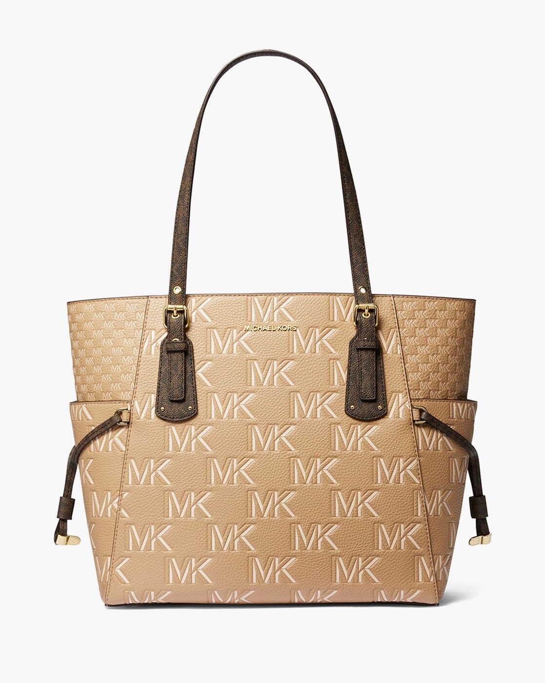Michael Kors Ludlow Large Shoulder Bag in Walnut Brown Leather : Amazon.in:  Shoes & Handbags