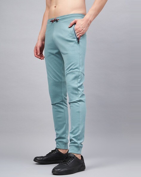 Buy Teal Track Pants for Men by MAX Online | Ajio.com