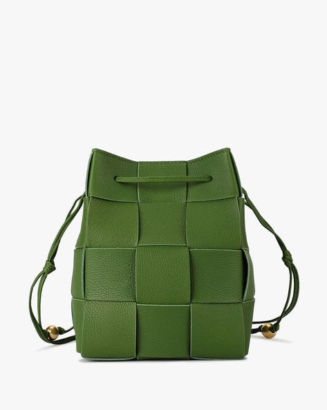 Small Cassette Cross-Body Bucket Bag