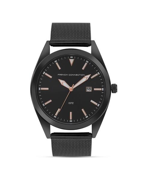 French Connection Men Black Dial Analogue Watch - FCN00059E