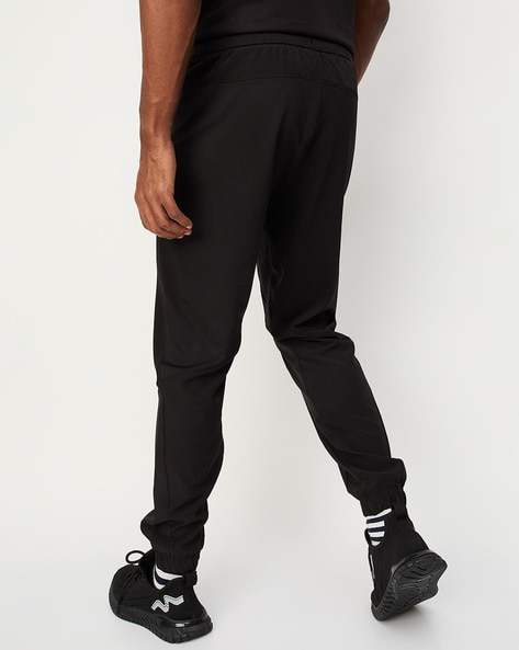 Mens black 2025 cuffed joggers