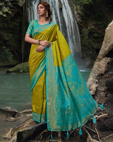 Lovely Pista Green And Blue Patola Printed Silk Saree | Saree designs, Saree  trends, Printed sarees