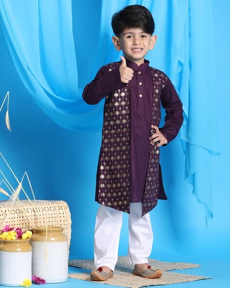 Kurta pajama best sale set with jacket