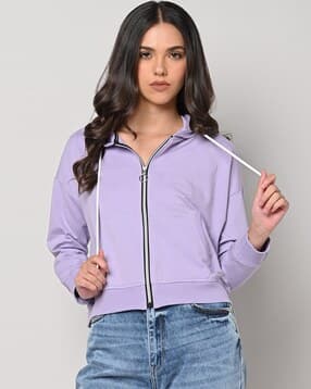 status quo Zip-Front Hoodie with Split Kangaroo Pocket-picture-22