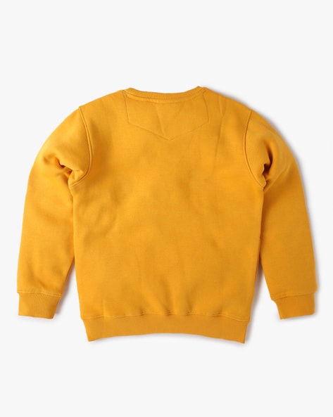 Mustard Yellow Sweatshirt for Men online in India – Wolfattire