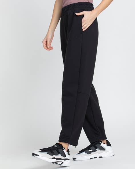 Women High-Rise Joggers with Zipper Hems - Technical View