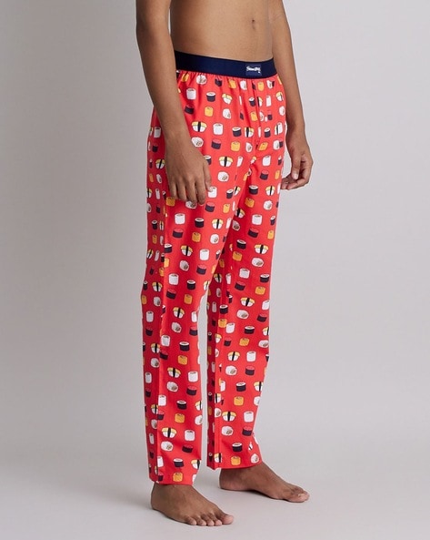 Sushi Me Print Pyjamas with Elasticated Waistband